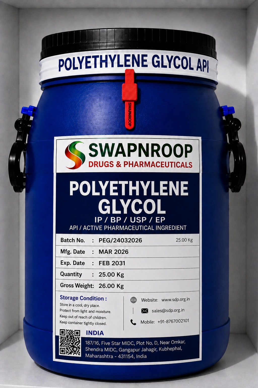 Polyethylene glycol API